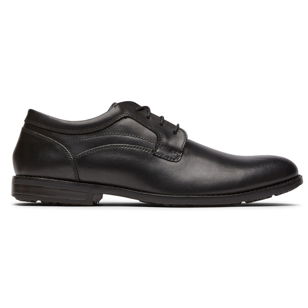 Rockport Oxfords For Mens Black - Mykel Plain Toe - DB2786135